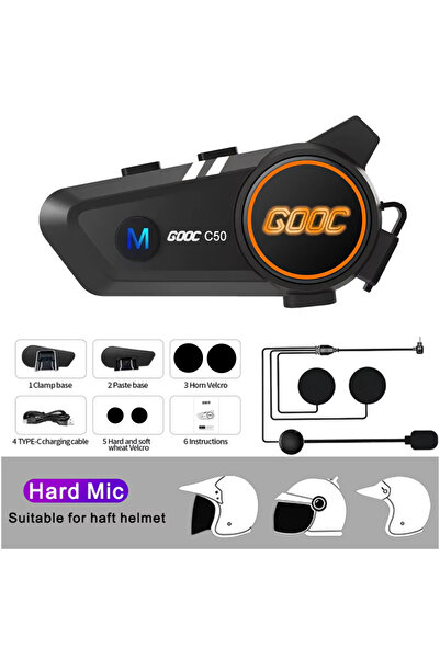 Choice3 سماعة رأس خوذة C50 Hard Mic Bluetooth 5.3 لاسلكية بدون استخدام اليدين...
