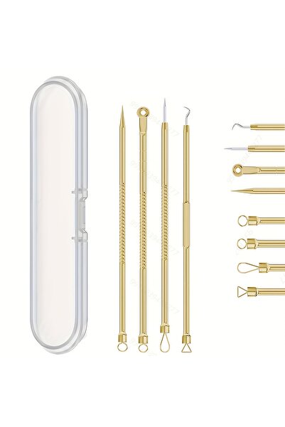 choice2 huangse 1/4/6pcsPimple Popper Tool Kit, Blackhead Remover Acne Needle...