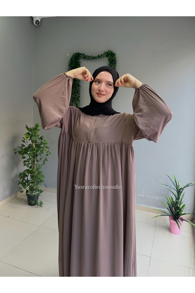 Yüsra Collection Rochie Ferace Tesettür violet