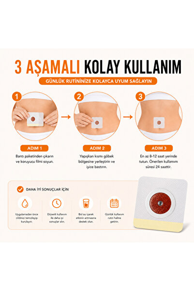 Dihamer Basen Bant Azaltma Patch Bacak Sıkılaştırıcı Bant 6’lı Set
