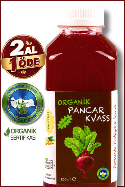 BE FERMENT Organik Pancar Kvass Zencefilli 500 Ml
