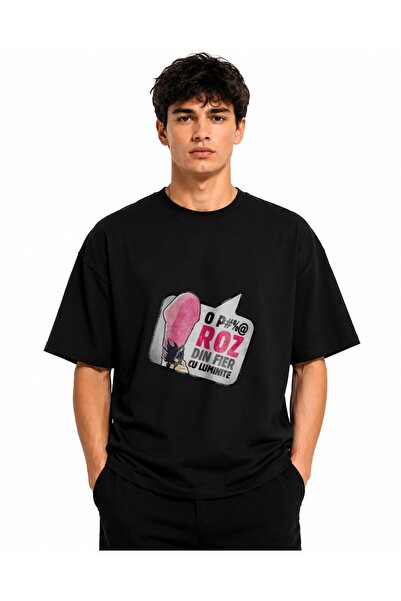 Inscriptie Tricou Unisex Bumbac Premium Casual " Roz din fier "