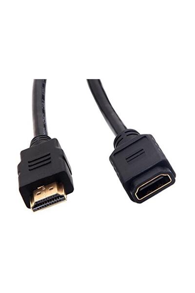 Generic Brand كابل تمديد HDMI M وHDMI F بطول 1 متر - موسع ذكر وأنثى