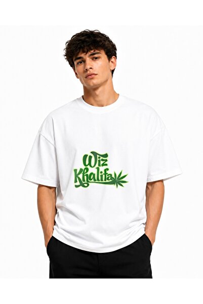 Inscriptie Ουνισέξ Βαμβακερό T-Shirt Υψηλής Ποιότητας  "Wiz Khalifa "