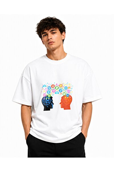Inscriptie Tricou Unisex Bumbac Premium Casual " Inteligenta "