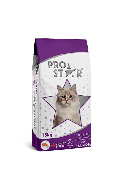 PRO STAR Kısırlaştırılmış Kedi Maması Somonlu 15 kg