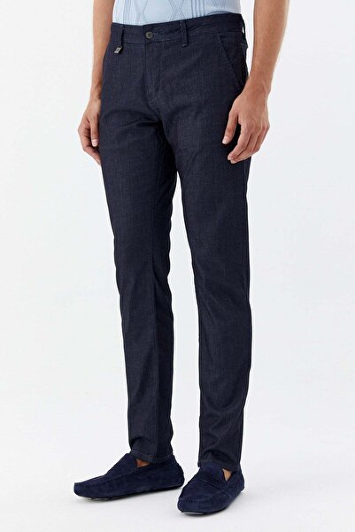Sabri Özel Chino Erkek Denim İndigo