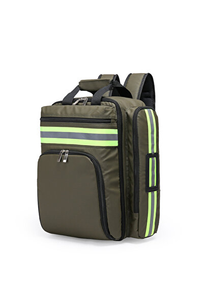 choice2 Army Green Disaster Relief Bag First Aid Kit Emergency Rescue Backpac...