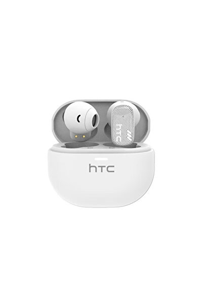 Choice سماعات أذن لاسلكية HTC NE16 بيضاء بتقنية بلوتوث V6.0، سماعات أذن داخلي...