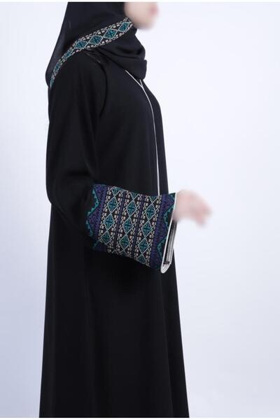 Elena عبايه كشميري نص كلوش بتصميم أنيق وعصري