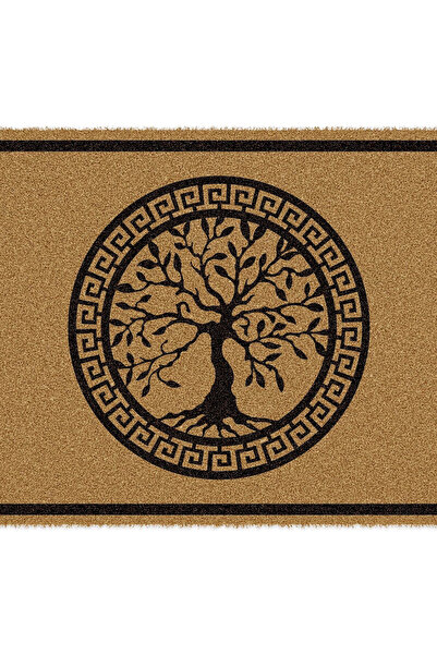 Decovetro Koko Paspas Hayat Ağacı Desenli Kapı Önü Paspası40 x 60 Cm