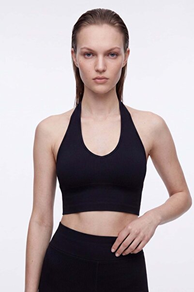 HAKKE Seamles v-neck halter sports tank top