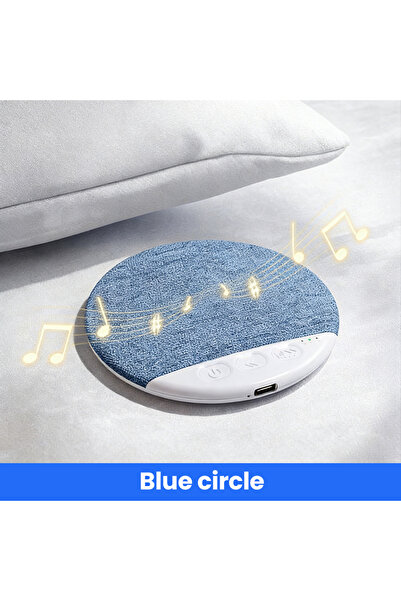 Choice1 Circle Mini Bluetooth 5.4 Under Pillow Sleep Aid Speaker HiFi Stereo ...