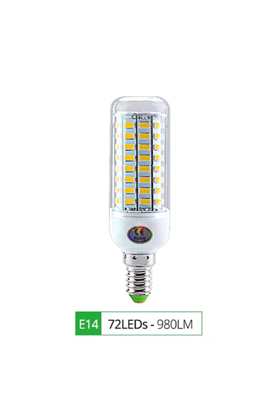 Choice Cold White E14-72LEDs E27 LED Lamp E14 LED SMD 5730 220V Corn Light Bu...