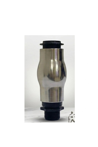 unbranded Foam Steel Fountain Nozzle Head - Modern Dense Snow White Water Nozzle