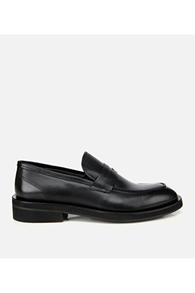 Hotiç Erkek Deri Siyah Klasik Loafer Ayakkabı