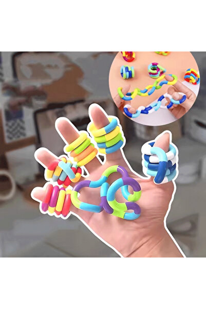 Choice1 1PCS Random color 1/3/5Pcs Tangle Fidget Toy Deformation Sensory Hand...