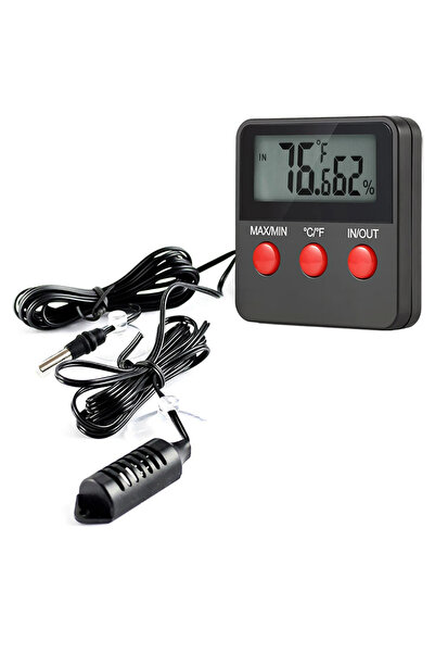Choice Digital Temperature And Humidity Meter LCD Display Outdoor Incubator T...