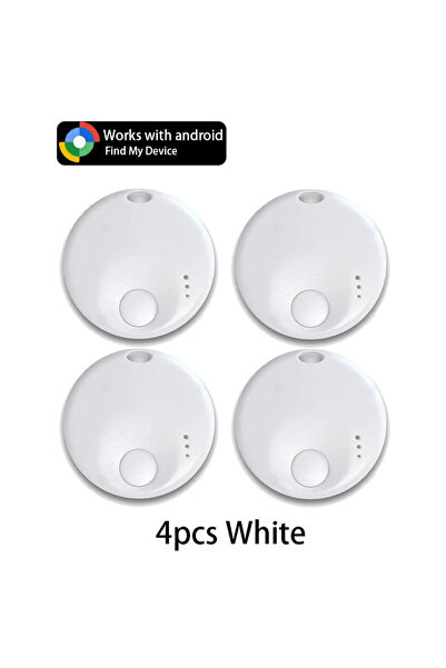 Choice5 n-4Pcs Google White Mini Anti-loss airtag for Android Phone Works Wit...