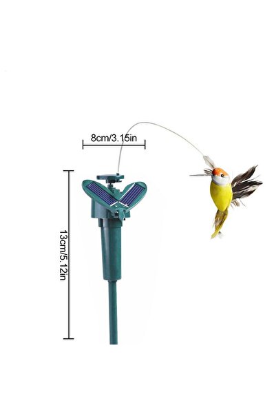 Choice as shows Funny Solar Rotating Bird Toy Flying Hummingbird Power Vibrat...