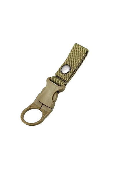 Choice khaki Molle Webbing Backpack Buckle Carabiners Attach Quickdraw Water ...