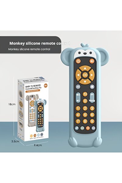 Choice Monkey Baby Silicone TV Remote Control Cartoon Animal Children With Mu...