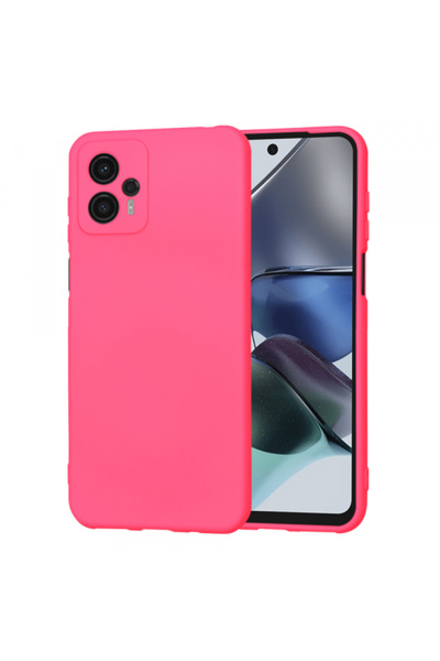 Motorola Husa pentru Moto G23, Techsuit, SoftFlex, Roz Inchis