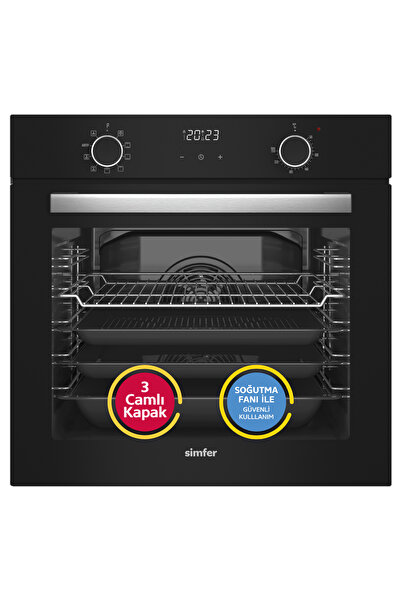 Simfer 8215 Airfry Plus, Siyah Cam Dijital,10 Fonk