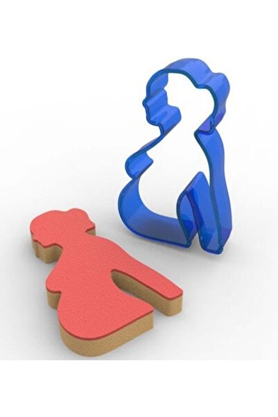 Generic Brand Pregnant Woman Cookie Mold