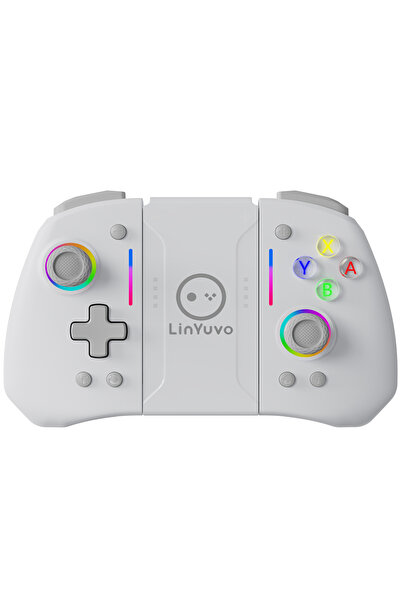 Choice Gray LinYuvo KS42 Meteor Light Wireless Joy-pad with 8 Color RGB Light...