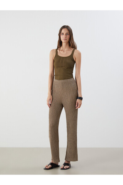 LC Waikiki Alita city: women's textured pants with elastic waistband – the al...