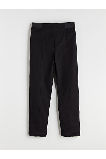 LC Waikiki Two Mt Shop Quality Lcw Kids Black Elastic Waist Girls' Pants