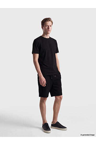 LC Waikiki Trendlucky Men's Shorts with Tie at the Waist with a Difference in...