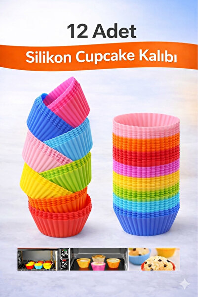 Silvora Trusted silicone rubber solutions Silikon Mini Kek Kalıbı, Cupcake Ka...