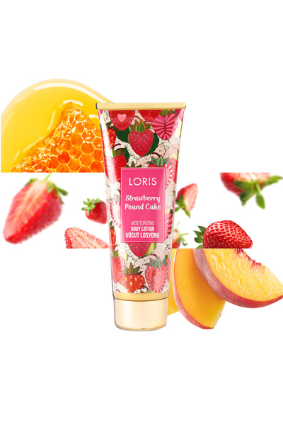 Loris Strawberry Pound Cake 236 ml Body Lotion
