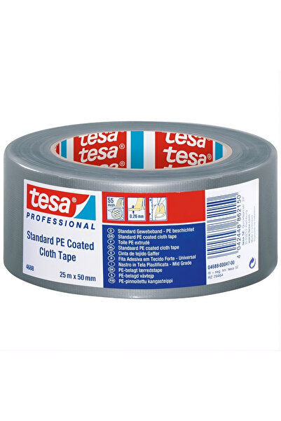 Tesa Bandă adezivă pentru reparații, argintiu, 25m x 50mm, - 4688