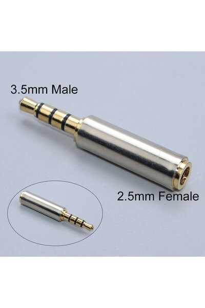 Choice1 3.5mm Male to 2.5mm JCD 2PCS Aux Cable Converter 3.5mm to 2.5mm / 2.5...