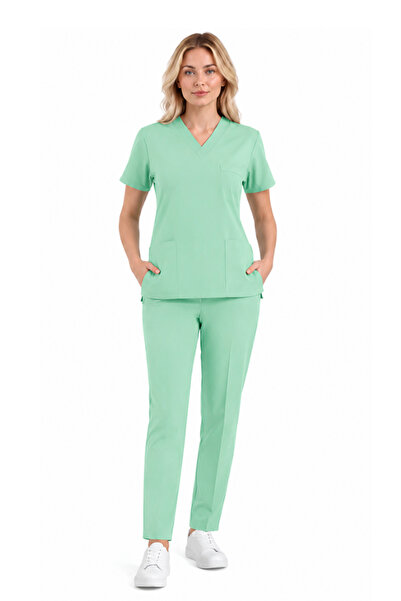 LITTE Unisex Lycra Nurse Doctor Uniform Set Αντιιδρωτικό ύφασμα Scrubs Hospit...