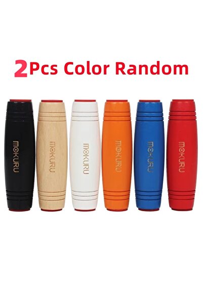 Choice 2pcs color random Wooden Fidget toy flipping wooden stick dynamic skil...