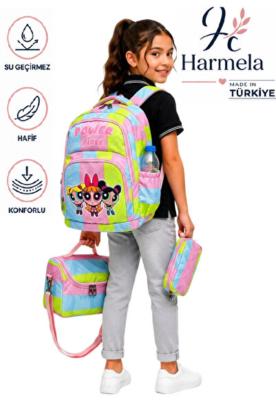Bevitton Character Patterned Colorful Primary School Bag Set of 3 Primary Sch...