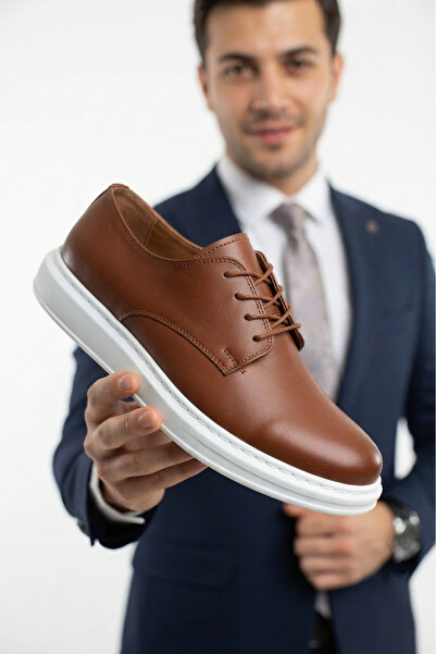 Zerenyus Classica Premium Vegan Leather Classic Men's Shoes Tan