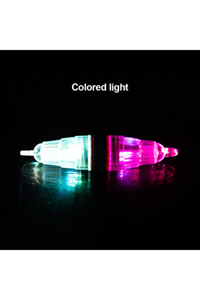 Choice ضوء صيد LED ملون (قطعة واحدة) بدون بطارية، مقاوم للماء برأسين وامضين ت...