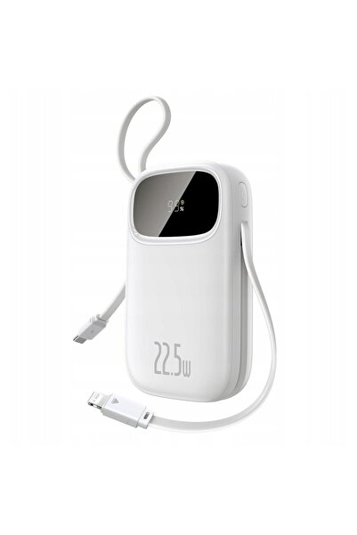 Baseus EnerFill FC31, 22.5W, USB-C, Lightning, USB-A, Cablu integrat, Afișaj ...