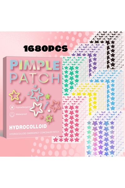 Choice1 1680pcs 280/1680 Pieces Star-Shaped High-Cost-Performance Acne Patche...
