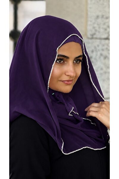 ALDAIYR Chiffon Shawl with Stone Edge 180 Santa with Stones