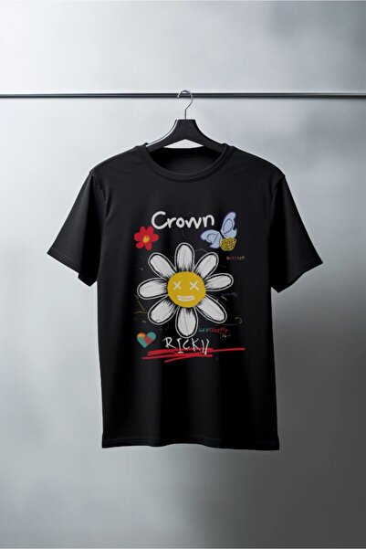 Generic Brand Unisex Oversize 24/1 Combed Cotton Dtf Printed T-Shirt - Dtf164...
