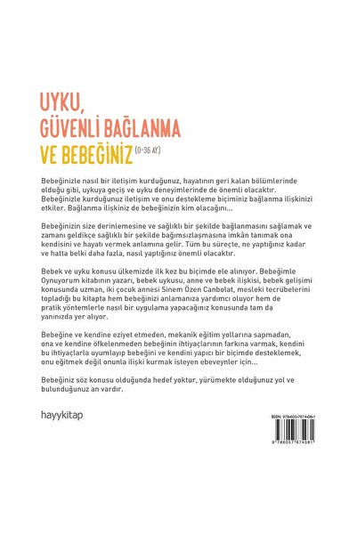 hayykitap Uyku, Güvenli Bağlanma Ve Bebeğiniz (0-6 Yaş)
