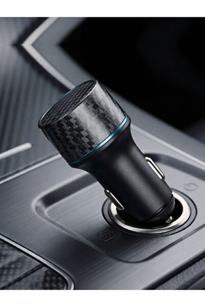 unbranded Dual Fast Car Charger with QC3.0, USB-A, Type-C and Lightning Ports...