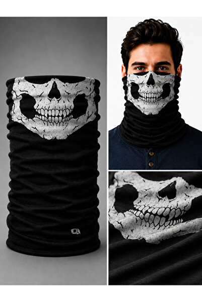 FG KONNİCHİWA DRY HEAD Bone Ghost Ghost Motor Ciclism Mască de față în aer li...