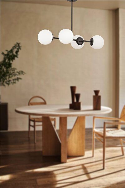 Apliqa Lustră Lema Negru – Pendul Living Dormitor, Corpuri Iluminat Candelabru